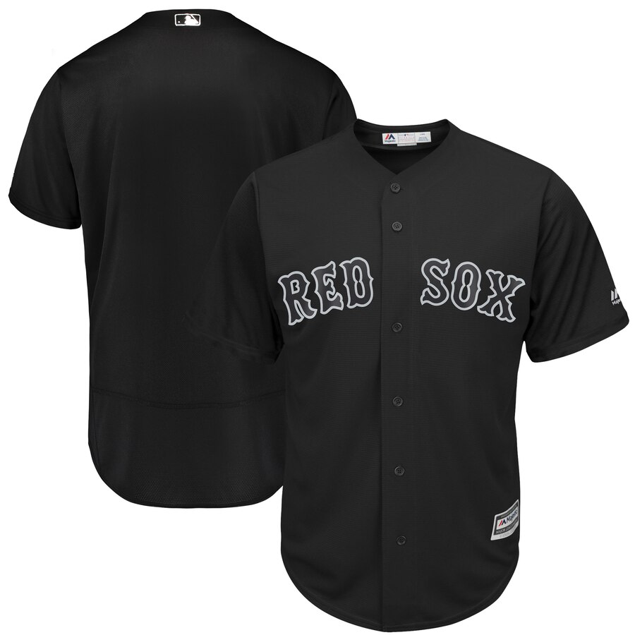 Customized Men Boston Red Sox Blank MLB Jerseys